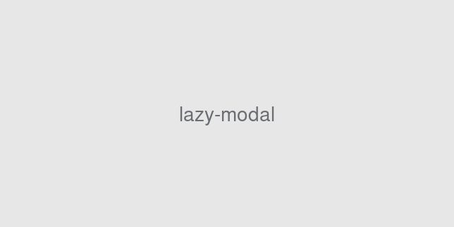 Lazy modal illustration